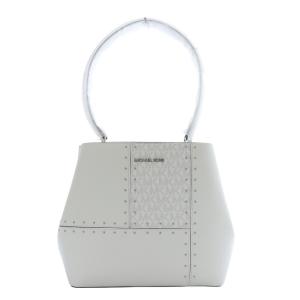 25SS Pratt Medium Studded パッチワーク ショルダーバッグ ワンショルダー レザー