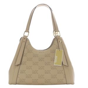 MICHAEL KORS アーロ ラージ Arlo Large レザーショルダーバッグ ベージュ 35S3GW7L7I /YO18
