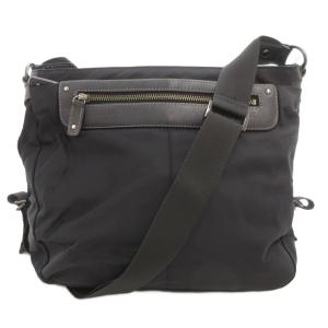 ボヤージュ VOYAGE VUMOM-02 ショルダーバッグ 斜め掛け クロスボディ ロゴ ナイロン レザー