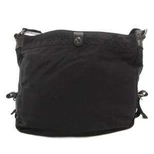 agnes b. ボヤージュ VOYAGE VUMOM-02 ショルダーバッグ 斜め掛け クロスボディ ロゴ ナイロン レザー