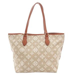 Lily コットンジャガード ハンドバッグ トート 肩掛け モノグラム キャンバス ベージュ /GV