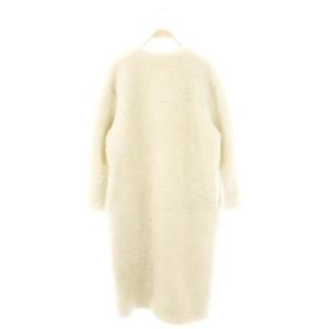 Grace Class ノーカラームートンコート 34 オフホワイト