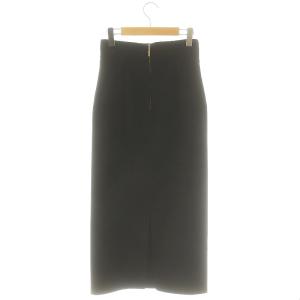 【未使用品】NOBLE　ジャージーライクカラータイトスカート　黒　３８ NOBLE スカート 「追加」ジャージーライクカラータイトスカート