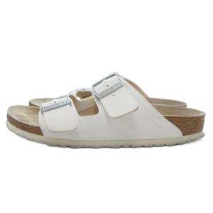 BIRKENSTOCK Arizona アリゾナ コンフォートサンダル ストラップ レザー 25cm 白 ホワイト /JS