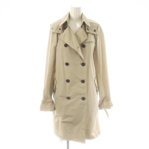 ナイロンノバチェックトレンチコート スプリングコート 40 ベージュ /DO OS