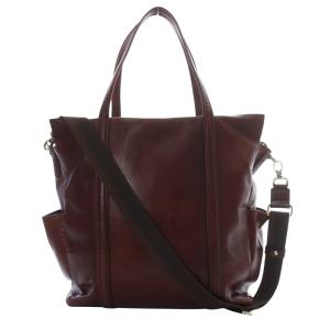 トートバッグ ショルダーバッグ 2way 斜め掛け レザー ボルドー /YO8