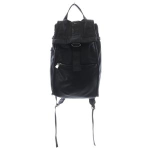 レザー リュック バックパック リュックサック 黒 ブラック /SR16