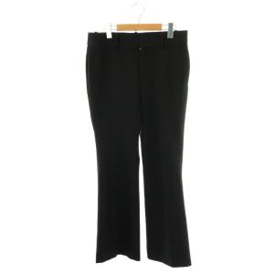 ドゥーズィエムクラス Elegant パンツ フレア スラックス 38 黒 ブラック /AT OS