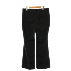 Deuxieme Classe ドゥーズィエムクラス Elegant パンツ フレア スラックス 38 黒 ブラック /AT OS