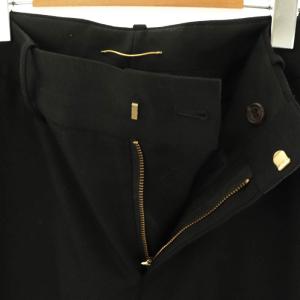 Deuxieme Classe ドゥーズィエムクラス Elegant パンツ フレア スラックス 38 黒 ブラック /AT OS