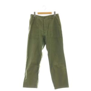 Baker military パンツ ベイカー テーパード 38 カーキ /HK OS