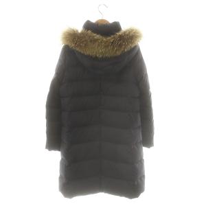 MACKINTOSH PHILOSOPHY MACKINTOSHPHILOSOPHY ラクーンファー付き ダウンコート アウター 36 ネイビー /DF OS