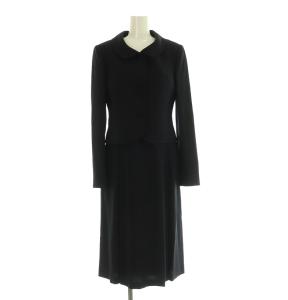 セットアップ ジャケット 半袖ワンピース ロング 9AR ネイビー /MY OS