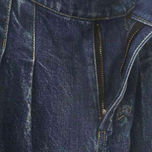 LIMI feu リミフゥ ワイドデニムパンツ ジッパーフライ 2 インディゴブルー /DO OS