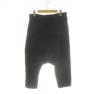 Y's ヨウジヤマモト 23SS ツイルコットンサルエルパンツ ジッパーフライ 1 ブラック /DO OS