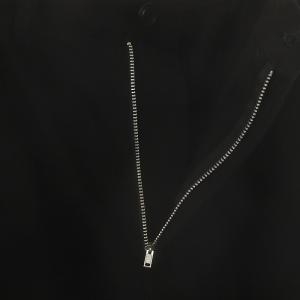 Y's ヨウジヤマモト 23SS ツイルコットンサルエルパンツ ジッパーフライ 1 ブラック /DO OS