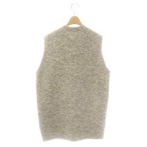 自由区 23AW モヘアニットジレ ベスト 38 グレー /DO OS