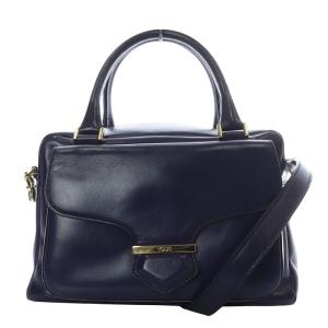 ハンドバッグ 2way レザー パープル