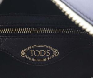 TOD'S ハンドバッグ 2way レザー パープル