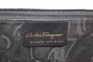 Salvatore Ferragamo ハンドバッグ ヴァラ リボン ブラック BA214178
