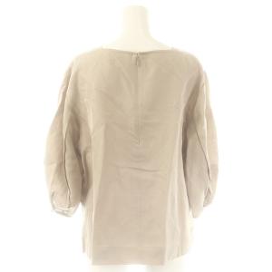 ebure 4110700538 25SS リネンアセテート ブラウス 38 ベージュ /MI OS
