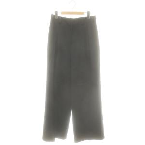 24SS Minimal Satin パンツ ワイド 38 黒 /MI OS