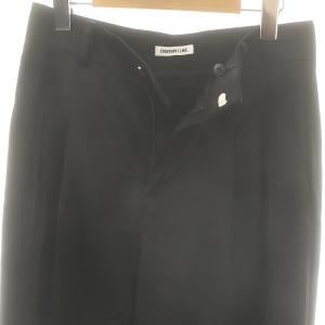 EVERYDAY I LIKE 24SS Minimal Satin パンツ ワイド 38 黒 /MI OS