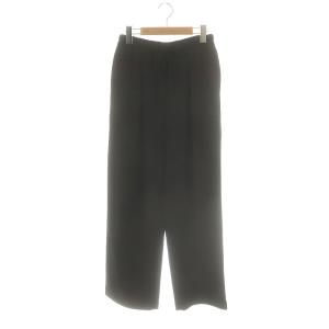 25SS Admiral Crepe Pleated Pant パンツ ワイド イージー 0 黒 /MI