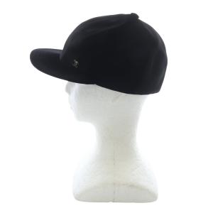 CHANEL ココマーク ベロア乗馬キャップ M ブラック