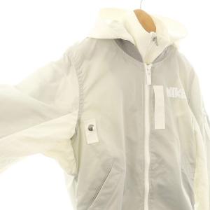 NIKE ×sacai CZ4678-097 21SS レイヤードボンバージャケット