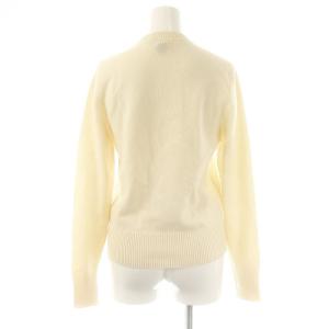 LOUIS VUITTON 22AW RW222WFZ カシミヤ LVパッチワーク チェーンニット XS アイボリー