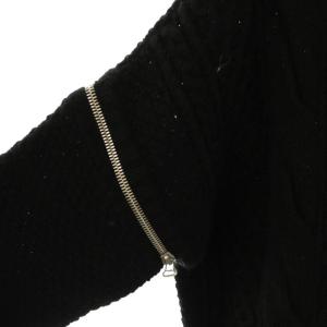 GUCCI Cable Knit Cardigan with Detachable Sleeves S