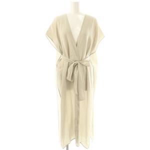 ヒラヒラロングハオリカーディガン F ベージュ /DO OS SH