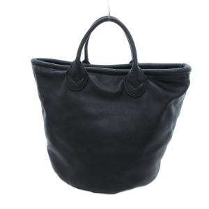 PAPILLONNER SEAU M トートバッグ レザー 黒 ブラック /UO SH