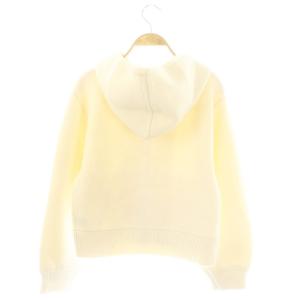 Apuweiser-riche 23AW Wジップフーディーパーカー ニット ウール混 2 アイボリー /MI OS SH