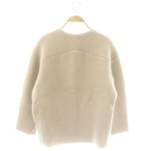 Apuweiser-riche ふわふわニットショートコート アウター アンゴラ混 1 ベージュ /DO OS SH