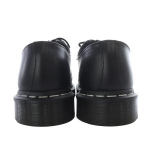 Dr.Martens 1461 ホワイトステッチ 3 ホール ワークシューズ レザー UK8 ブラック /YO4 SH