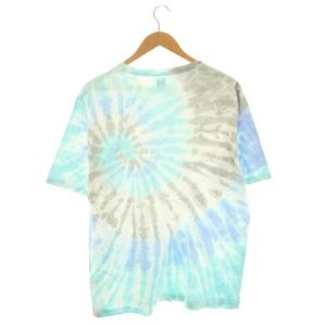 Ron Herman タイダイTシャツ カットソー 半袖 L 白 ホワイト 水色 /AT OS SH