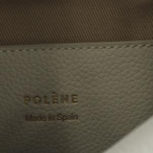 POLENE Beri テクスチャード ハンドバッグ 2way チョーク