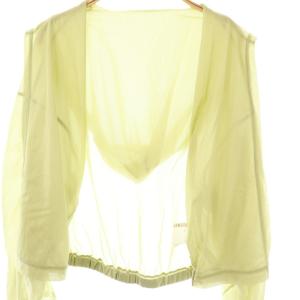 Stola. 23SS シアーフーディカットカーディガン F ライトグリーン /DF OS