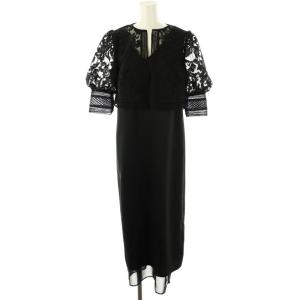20SS 2WAY AMANDA DRESS 花柄 ロングワンピース 長袖 S ホワイト