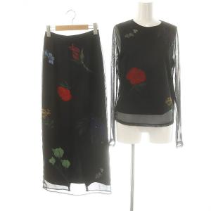 24AW AMANDA SHEER SET DRESS セットアップ S