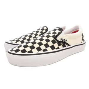 VANS 美品 スケート スリッポン チェッカーボード SKATE Slip-On Checkerboard スリッポン