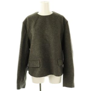 ウールカシミヤプルオーバートップス カットソー 38 グレー /MI OS