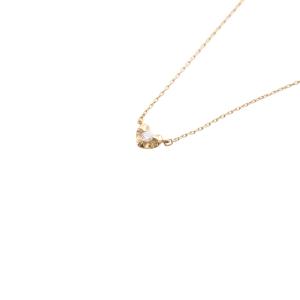 ネックレス ペンダント K18 YG 0.03ct ゴールド /SR44
