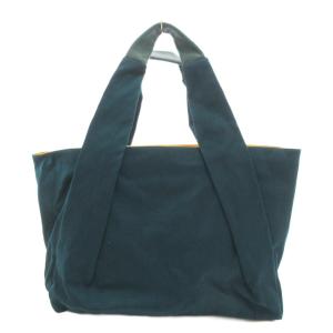 CAMPER AIJA ハンドバッグ トート 肩掛け ロゴ ナイロン 緑 グリーン /GV