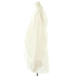 ENFOLD 24AW WRINKLE TUCK SHIRT シャツ ブラウス 38 白 ホワイト /AQ OS