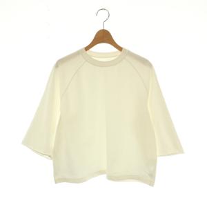 24SS 5分袖ラグランカットソー Tシャツ F ホワイト /DF OS