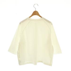 かぐれ 24SS 5分袖ラグランカットソー Tシャツ F ホワイト /DF OS