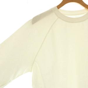 かぐれ 24SS 5分袖ラグランカットソー Tシャツ F ホワイト /DF OS